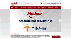 Desktop Screenshot of medcor.com